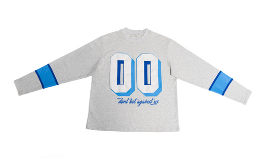 Ghost Team Longsleeve (Grey/Blue)